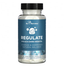 Женское здоровье Eu Natural, Regulate, MYO и D-хиро инозитол, 90 вегетарианских капсул