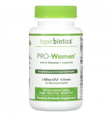 Hyperbiotics, PRO-Women, 5 Billion CFU, 60 Time-Release Tablets