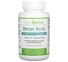 Hyperbiotics, Better Body, Designed for Weight Management, 5 Billion CFU, 60 Time-Release Tablets