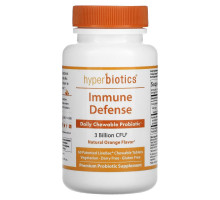 Hyperbiotics, Immune Defense, 3 Billion CFU, Natural Orange, 60 Chewable Tablets