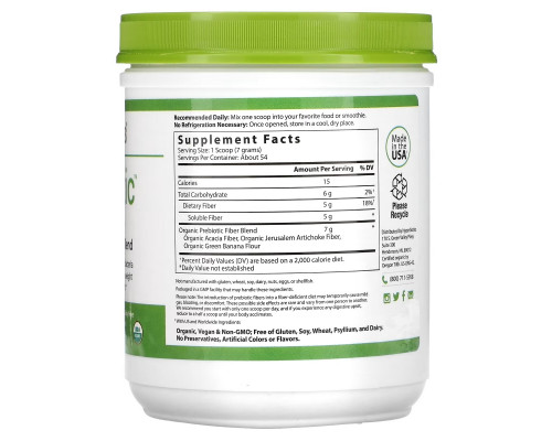 Hyperbiotics, Пребиотик, Органическая запатентованная смесь, 13,23 унции (375 г) Hyperbiotics, Пребиотик, Органическая запатентованная смесь, 13,23 унции (375 г)