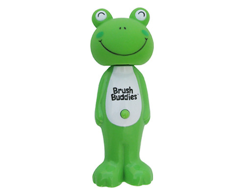 Brush Buddies, Poppin', Leapin' Louie Frog, Soft, 1 Toothbrush Brush Buddies, Poppin', Leapin' Louie Frog, Soft, 1 Toothbrush