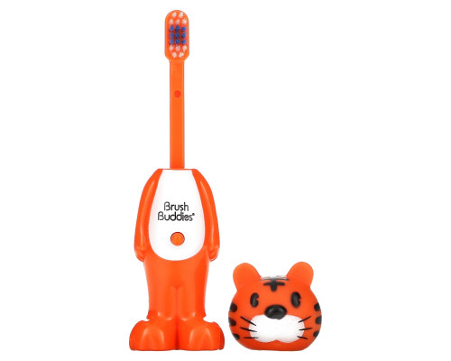 Brush Buddies, Poppin', Toothy Toby Tiger, Soft, 1 Toothbrush
