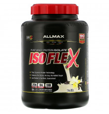 ALLMAX Nutrition, Изофлекс, Чистый Изолят Сывороточного Протеина, Ваниль, 80 унции (2.27 кг)