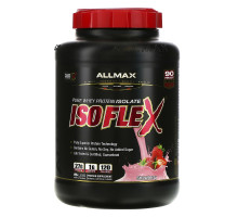 ALLMAX Nutrition, Изофлекс, Чистый Изолят Сывороточного Протеина, Клубника, 5 фунтов. (2.27 кг)