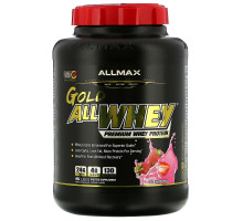 ALLMAX Nutrition, AllWhey Gold, Premium Isolate / Whey Protein Blend, Strawberry, 5 lbs. (2.27 kg)