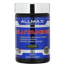 Аминокислоты ALLMAX, глутамин, 100 г (3,53 унции)