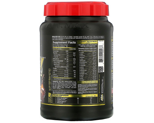 ALLMAX Nutrition, AllWhey Золото, Премиум Изолят / Смесь Сывороточного Протеина, Шоколад, 2 фунта (907 г)