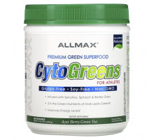 Суперфуды CytoGreens, Premium Green Superfood for Athletes, Acai Berry Green Tea, 1.2 lbs (535 g)