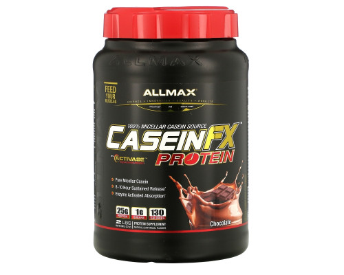 ALLMAX Nutrition, КазеинFX, Ультра-Медленное Высвобождение Белка, Шоколад, 32 унции (907 г) ALLMAX Nutrition, КазеинFX, Ультра-Медленное Высвобождение Белка, Шоколад, 32 унции (907 г)