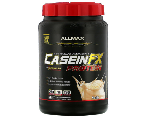 ALLMAX Nutrition, КазеинFX, Ультра-Медленное Высвобождение Белка, Ваниль, 32 унции (907 г) ALLMAX Nutrition, КазеинFX, Ультра-Медленное Высвобождение Белка, Ваниль, 32 унции (907 г)
