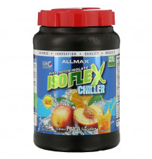 ALLMAX Nutrition, Изофлекс Охладитель, Изолят Сывороточного Протеина, Цитрусовые Персики, 2 фунта (907 г)