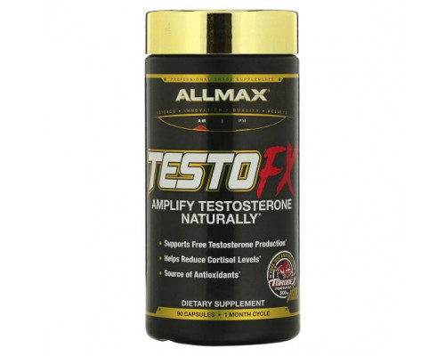 Мужское здоровье ALLMAX, TestoFX, 90 капсул Мужское здоровье ALLMAX, TestoFX, 90 капсул