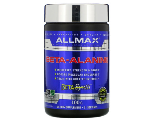 ALLMAX Nutrition, Beta-Alanine, 3200 mg, 3.5 oz (100 g) ALLMAX Nutrition, Beta-Alanine, 3200 mg, 3.5 oz (100 g)