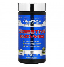 ALLMAX Nutrition, Пищеварительные Ферменты, 90 Капсул