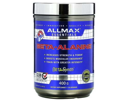 ALLMAX Nutrition, Beta Alanine, 3200 mg, 14.1 oz (400 g) ALLMAX Nutrition, Beta Alanine, 3200 mg, 14.1 oz (400 g)