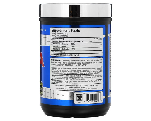 ALLMAX Nutrition, 100% Pure Micronized BCAA 2:1:1 Ratio, Unflavored Powder, 400 g ALLMAX Nutrition, 100% Pure Micronized BCAA 2:1:1 Ratio, Unflavored Powder, 400 g