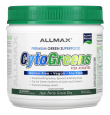 Суперфуды CytoGreens For Athletes, Acai Berry Green Tea, 0.6 lbs (267 g)