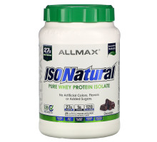 ALLMAX Nutrition, IsoNatural, Изолят Сывороточного Протеина, Шоколад, 32 унции (907 г)