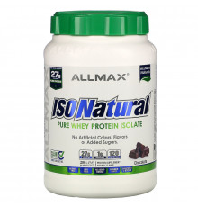 ALLMAX Nutrition, IsoNatural, Изолят Сывороточного Протеина, Шоколад, 32 унции (907 г)