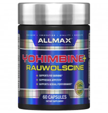 ALLMAX Nutrition, Yohimbine HCl + Rauwolscine, 3.5 mg, 60 Capsaules