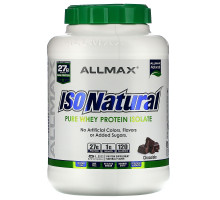 ALLMAX Nutrition, IsoNatural, Изолят Сывороточного Протеина, Шоколад, 80 унции (2.27 кг)