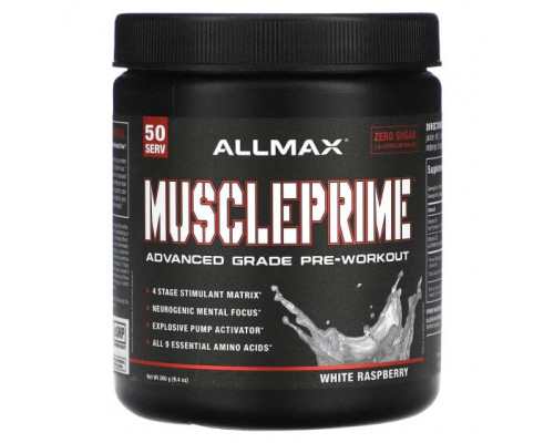 Предтренировочные комплексы Muscle Prime, Advanced Grade Pre-Workout, White Raspberry, 9.4 oz (266 g) Предтренировочные комплексы Muscle Prime, Advanced Grade Pre-Workout, White Raspberry, 9.4 oz (266 g)