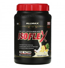 ALLMAX Nutrition, Изофлекс, Чистый Изолят Сывороточного Протеина, Ананас, Кокос, 2 фунта (907 г)