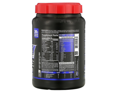ALLMAX Nutrition, AllWhey Classic, Белковая Смесь с Изолятом Сывороточного Протеина, Шоколад, 2 фунта, ( 907 г) ALLMAX Nutrition, AllWhey Classic, Белковая Смесь с Изолятом Сывороточного Протеина, Шоколад, 2 фунта, ( 907 г)