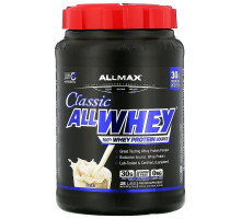 ALLMAX Nutrition, AllWhey Classic, Белковая Смесь с Изолятом Сывороточного Протеина, Французская Ваниль, 2 фунта ( 907 г)
