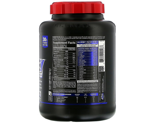 ALLMAX Nutrition, AllWhey Classic, Pure Whey Protein Blend, French Vanilla, 80 oz (2.27 kg) ALLMAX Nutrition, AllWhey Classic, Pure Whey Protein Blend, French Vanilla, 80 oz (2.27 kg)