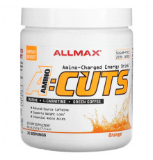 Для похудения и контроля веса ALLMAX, ACUTS, энергетический напиток с аминокислотами, апельсин, 210 г (7,4 унции)