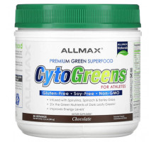 Суперфуды CytoGreens For Athletes, Chocolate, 0.8 lbs (345 g)