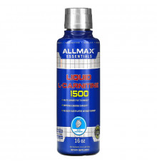 ALLMAX, Liquid L-Carnitine 1500, Blue Raspberry, 16 oz (473 ml)