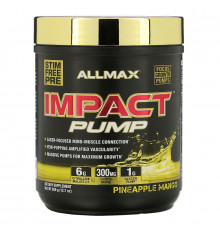 ALLMAX Nutrition, Impact Pump, Pineapple Mango, 12.7 oz (360 g)