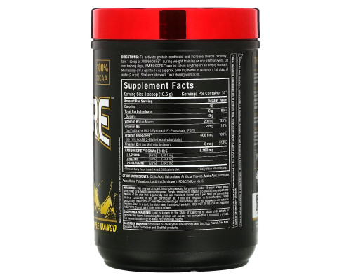 ALLMAX, AMINOCORE BCAA, Pineapple Mango, 0.69 lb (315 g) ALLMAX, AMINOCORE BCAA, Pineapple Mango, 0.69 lb (315 g)