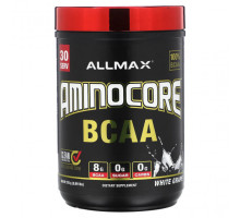 Аминокислоты ALLMAX, AMINOCORE BCAA, белый виноград, 315 г (0,69 фунта)