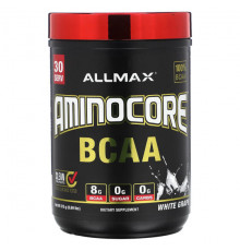 Аминокислоты ALLMAX, AMINOCORE BCAA, белый виноград, 315 г (0,69 фунта)