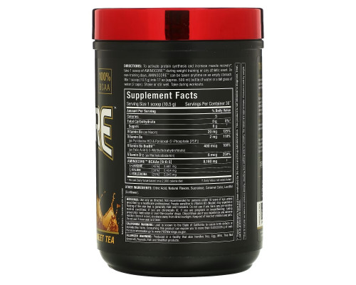 ALLMAX, AMINOCORE BCAA, Sweet Tea, 0.69 lbs (315 g) ALLMAX, AMINOCORE BCAA, Sweet Tea, 0.69 lbs (315 g)