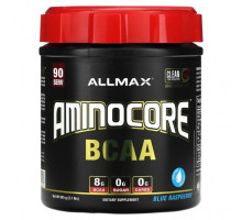 Аминокислоты ALLMAX, AMINOCORE BCAA, голубая малина, 945 г (2,1 фунта)