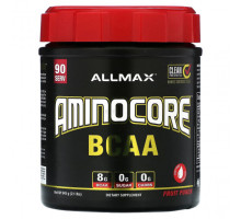 Аминокислоты ALLMAX, AMINOCORE BCAA, фруктовый пунш, 945 г (2,1 фунта)