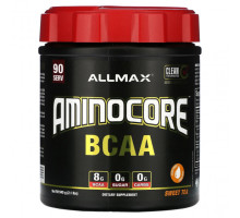 Аминокислоты ALLMAX, AMINOCORE BCAA, сладкий чай, 945 г (2,1 фунта)