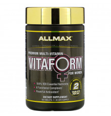 ALLMAX Nutrition, Vitaform, мультивитамин премиального качества для женщин, 60 таблеток