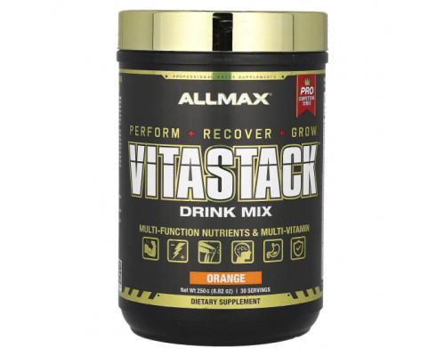 Витаминно-минеральные комплексы Vitastack, Drink Mix, Orange, 8.82 oz (250 g) Витаминно-минеральные комплексы Vitastack, Drink Mix, Orange, 8.82 oz (250 g)