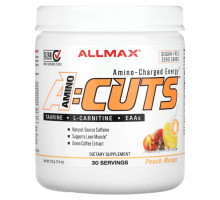 Предтренировочные комплексы ALLMAX, AMINOCUTS, персик и манго, 210 г (7,4 унции)