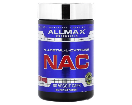 ALLMAX, NAC`` 60 растительных капсул ALLMAX, NAC`` 60 растительных капсул