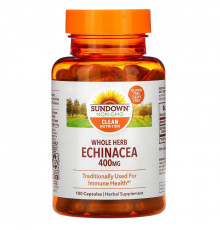 Sundown Naturals, Эхинацея, 400 мг, 100 капсул