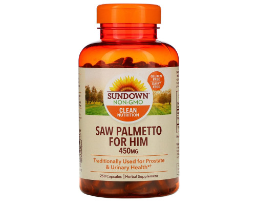 Sundown Naturals, Whole Herb, серенойя, 450 мг, 250 капсул Sundown Naturals, Whole Herb, серенойя, 450 мг, 250 капсул