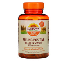 Sundown Naturals, Стандартизированный зверобой обыкновенный, 300 мг, 150 капсул