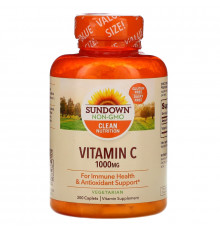 Sundown Naturals, Витамин C, 1000 мг, 300 капсуловидных таблеток